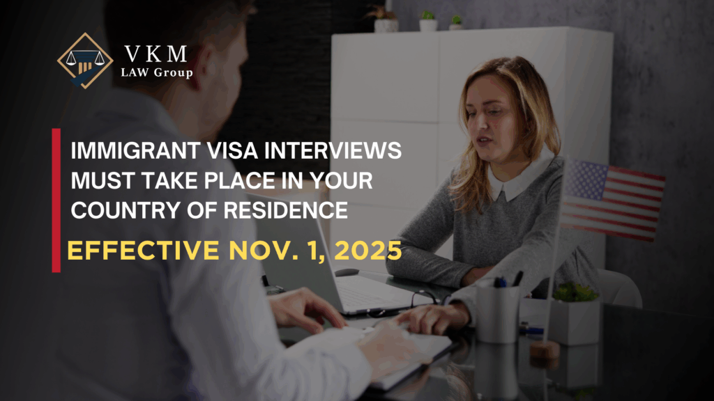 VKM Lawyer explaining the immigration process to the applicant to process their application on their home country