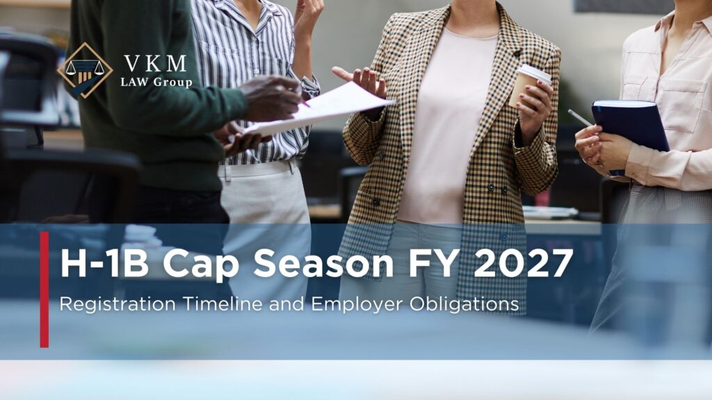 Employers and Foreigners talking about visa