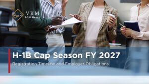 Employers and Foreigners talking about visa